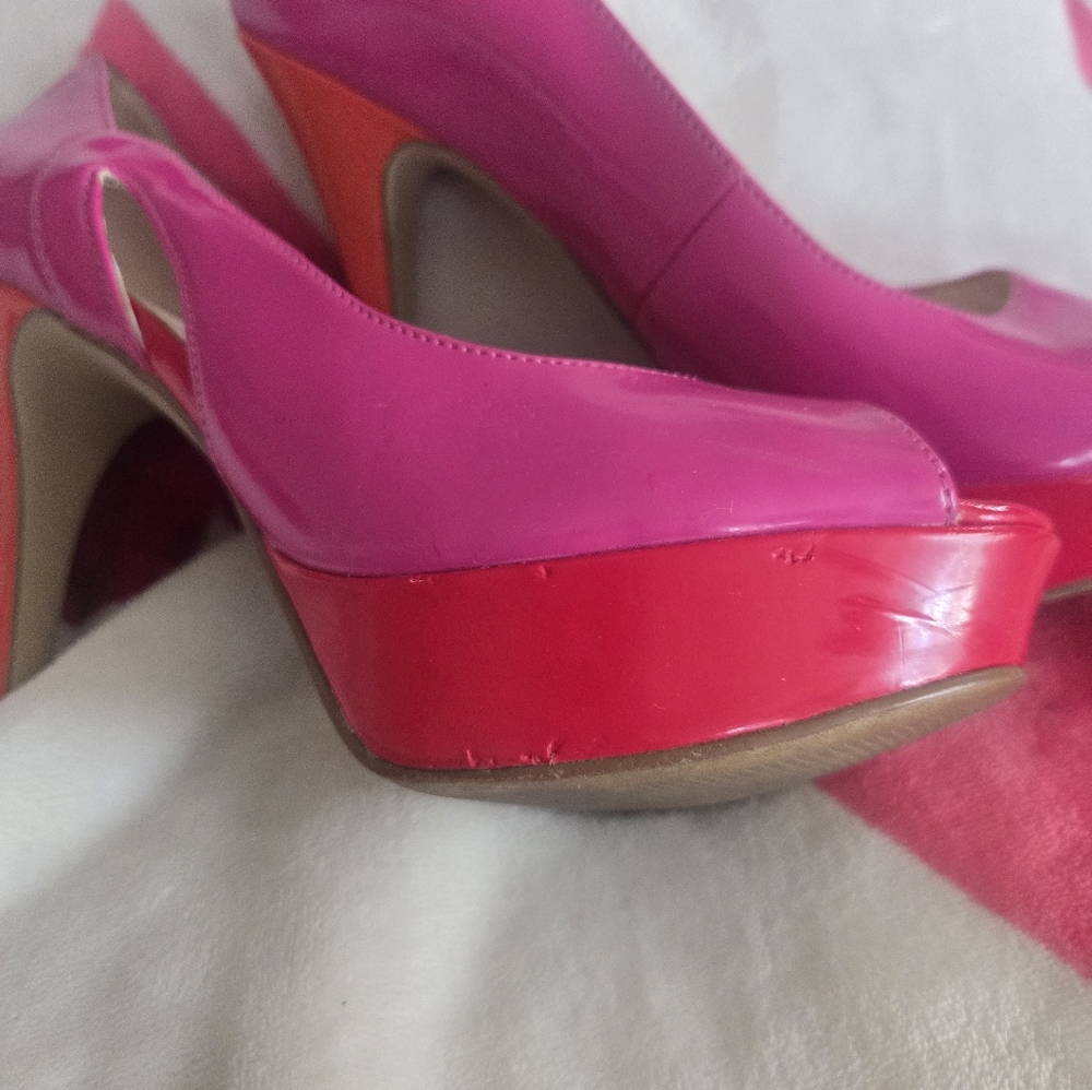 Marc Fisher Pink Platform Heels - Picture 4 of 10